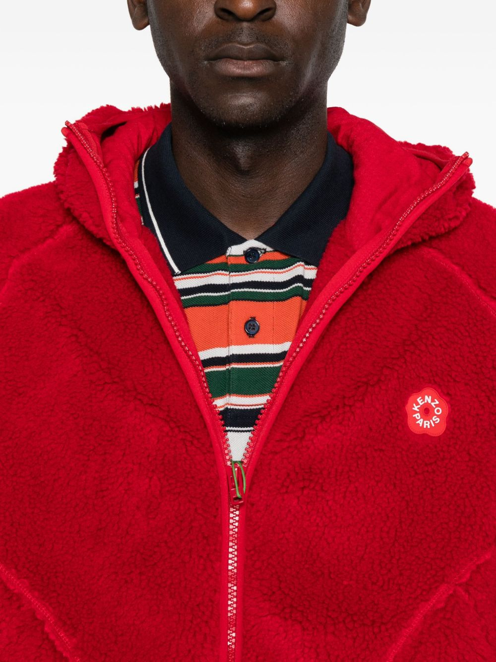 hooded fleece jacket - 5