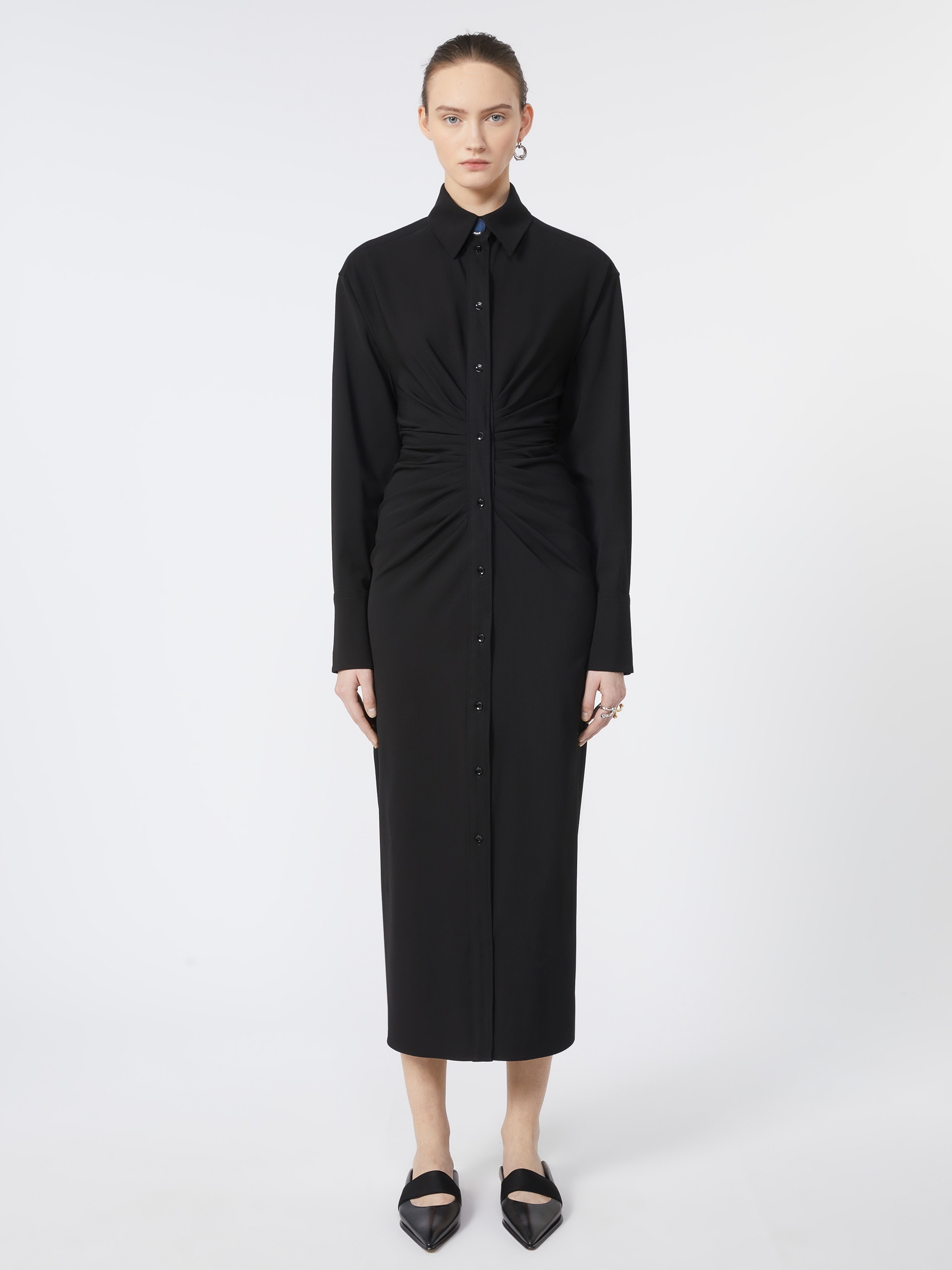 PIRANIA Fitted dress with ruching - 3