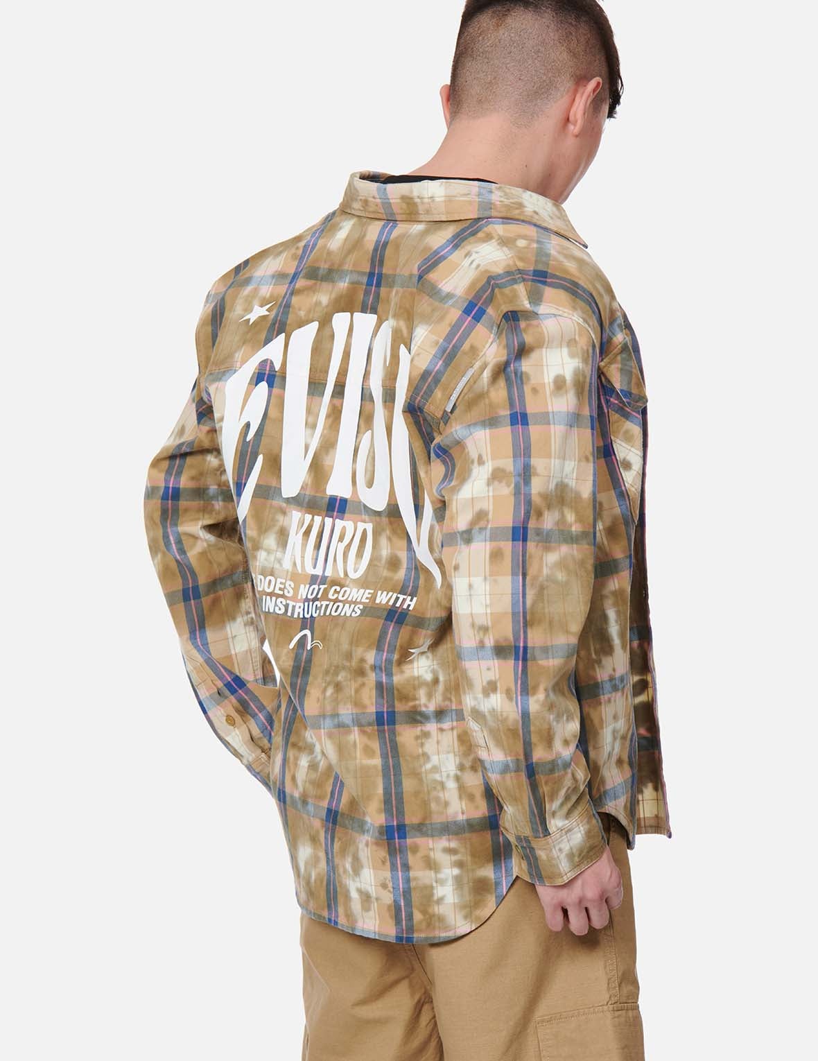 Tie-dyed Check Shirt - 7