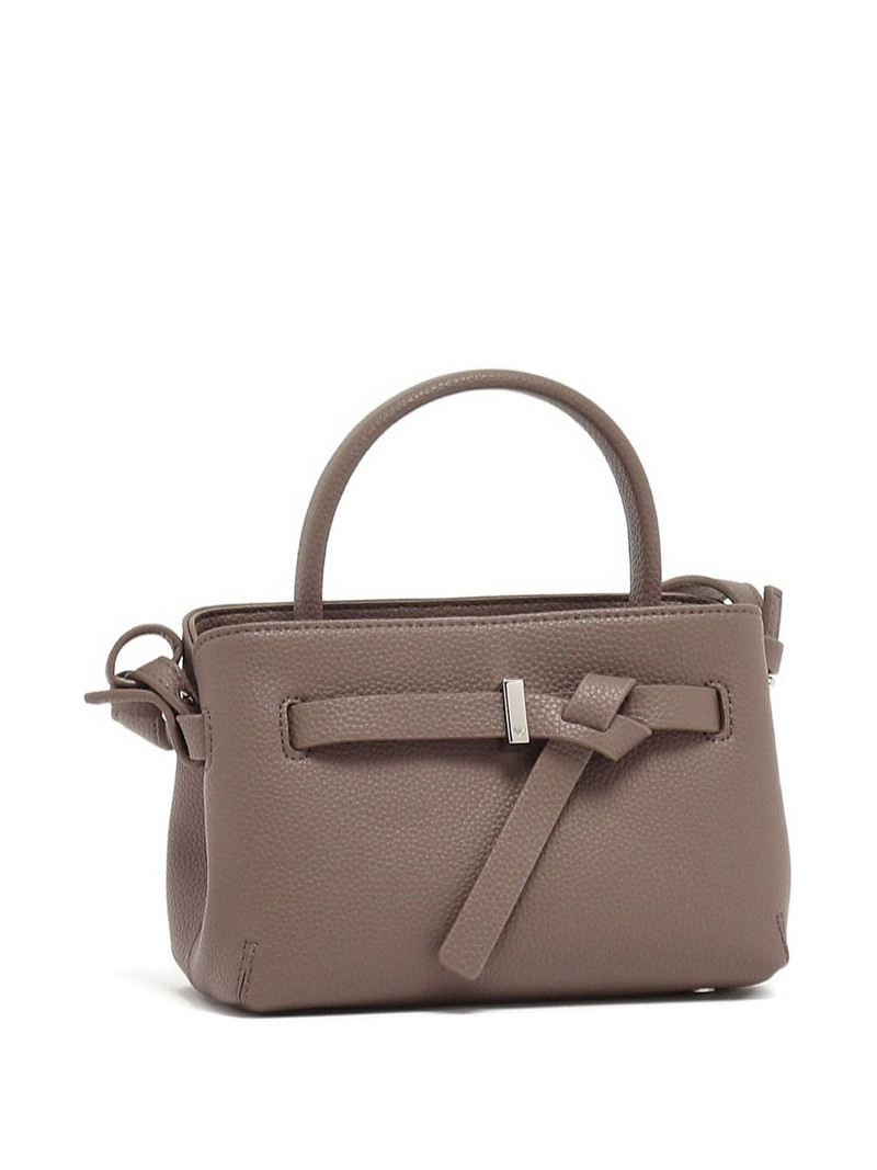 EMPORIO ARMANI knotted top-handle satchel outlook