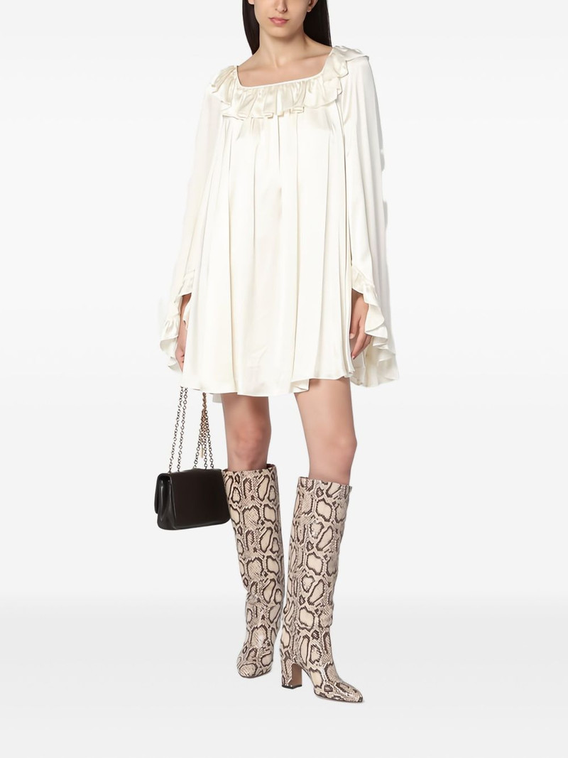 Chloé ruffled-sleeve mini dress outlook