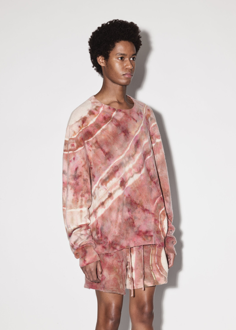 AMIRI M.A. TIE-DYE CASHMERE CREW outlook