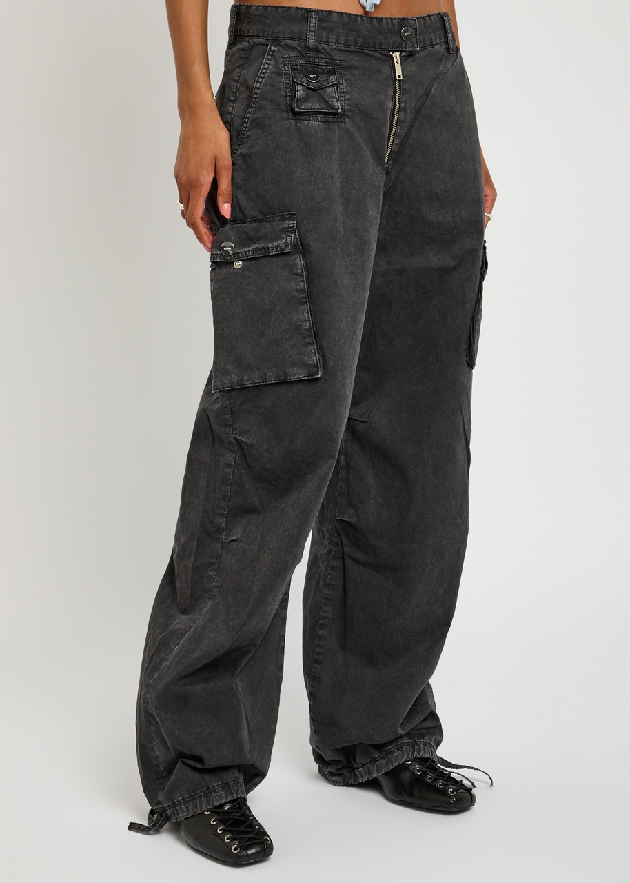 Ganni Washed Cotton Trousers - 2