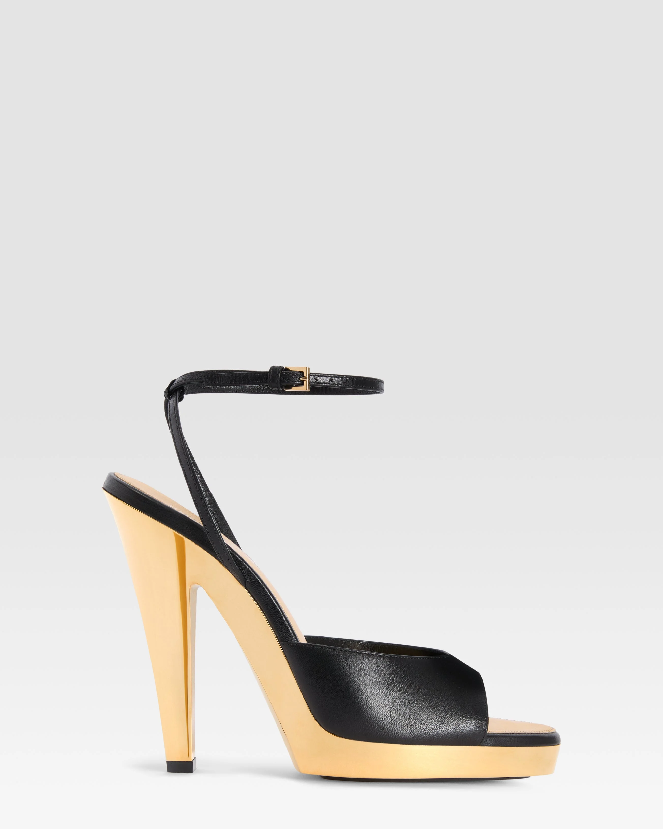 Patent calf leather sandal - 1
