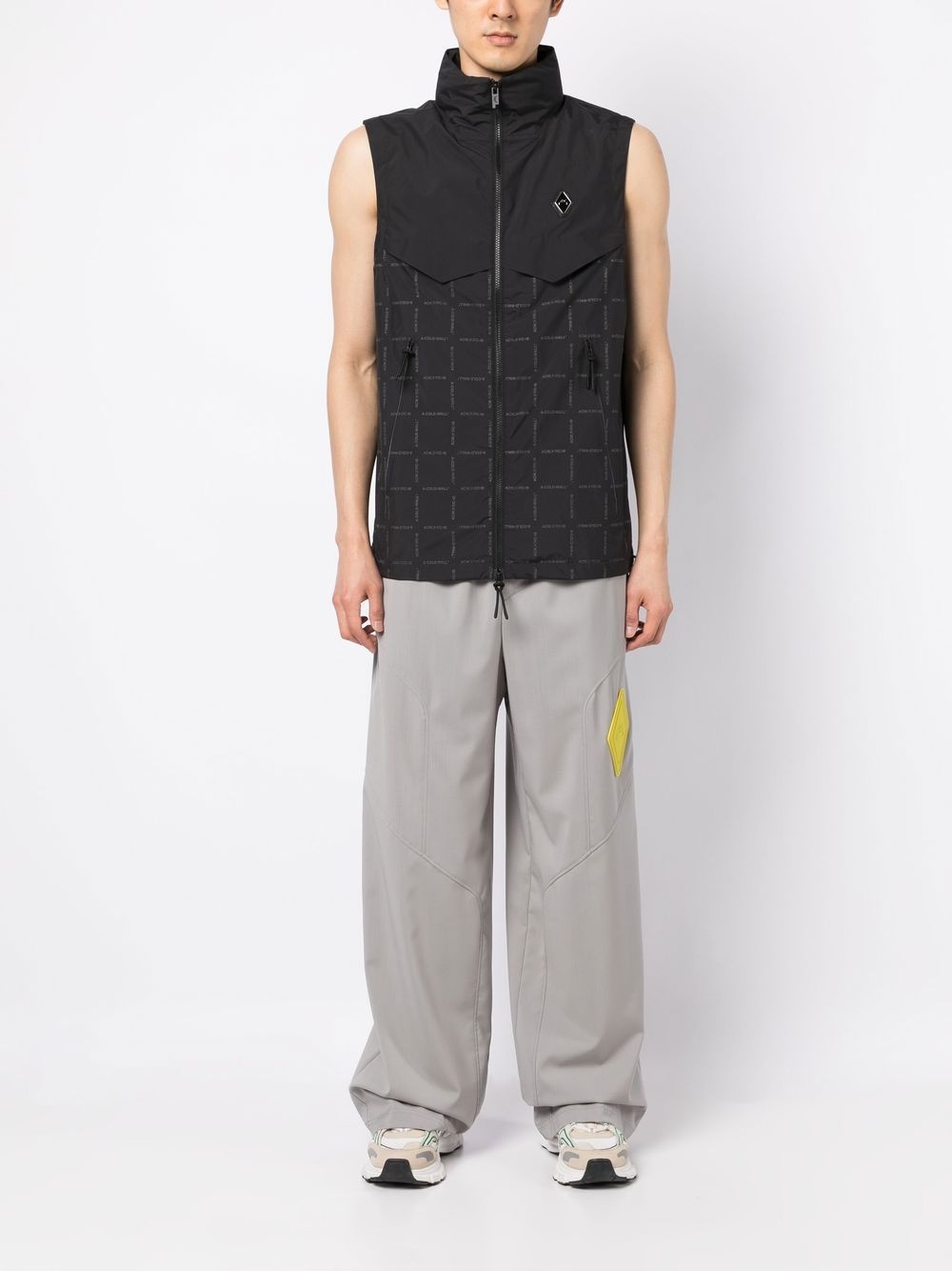 logo-print gilet - 2