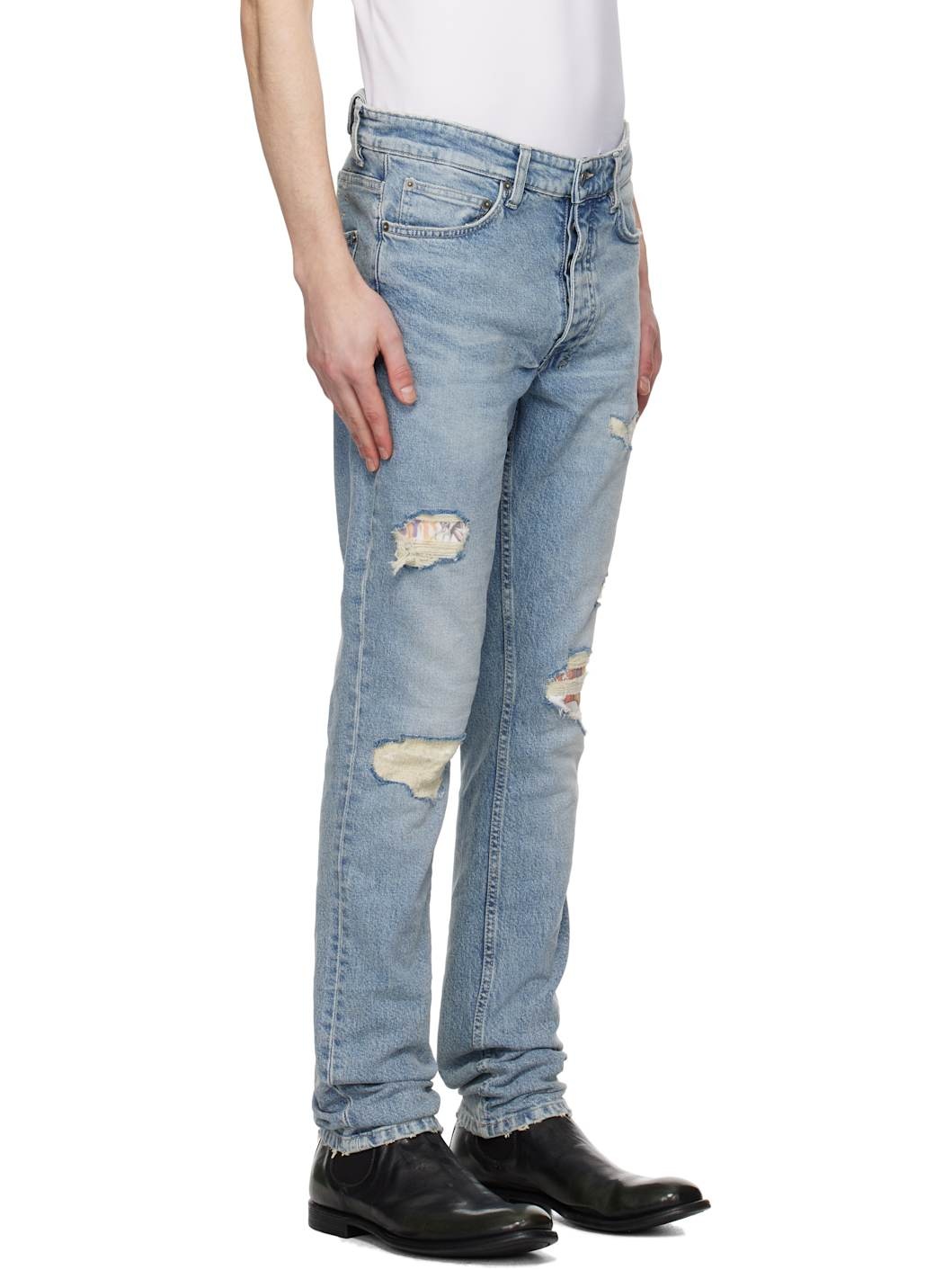 Blue Chitch Champagne Destroy Sketch Jeans - 2
