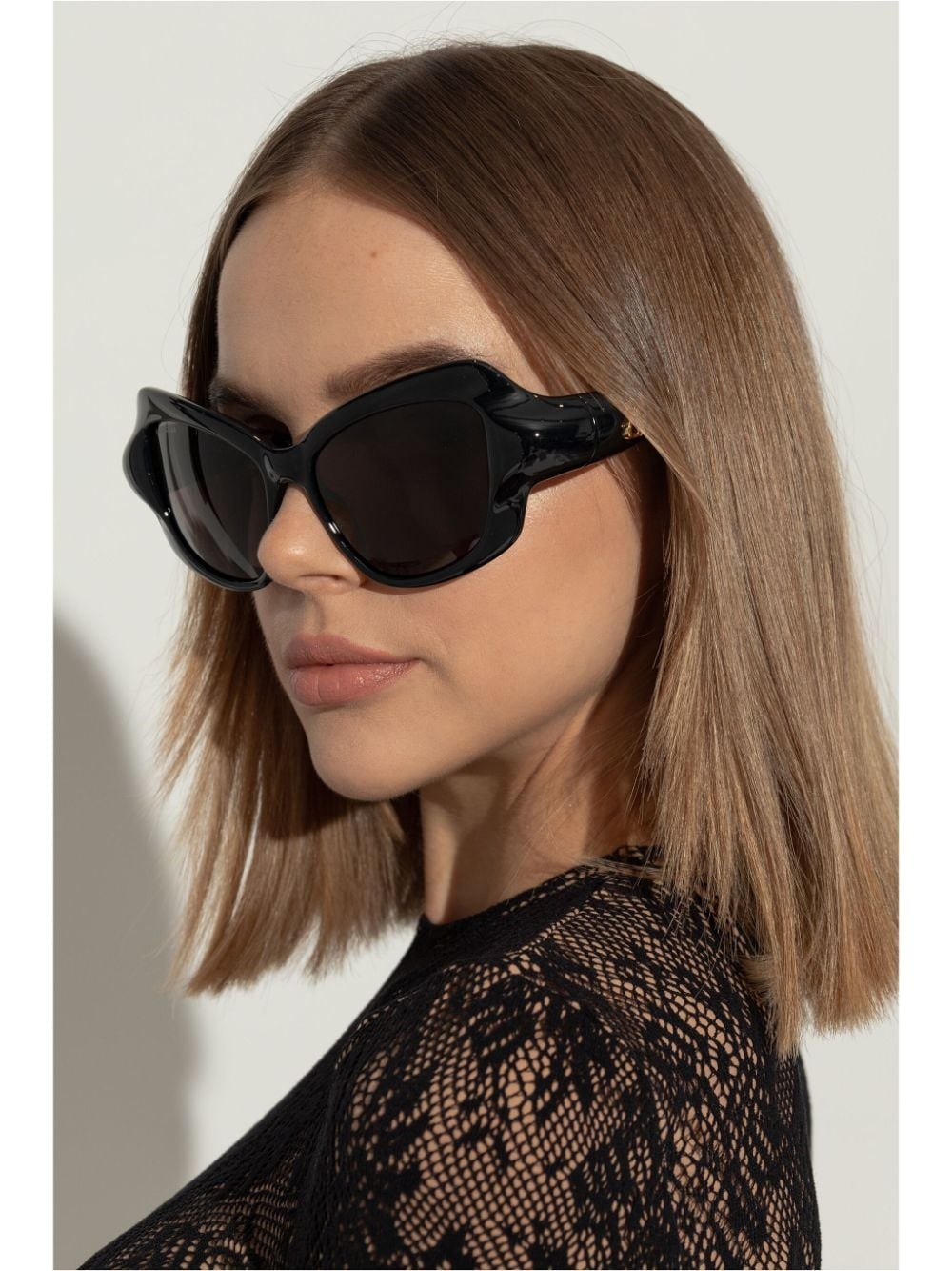 logo cat-eye sunglasses - 2