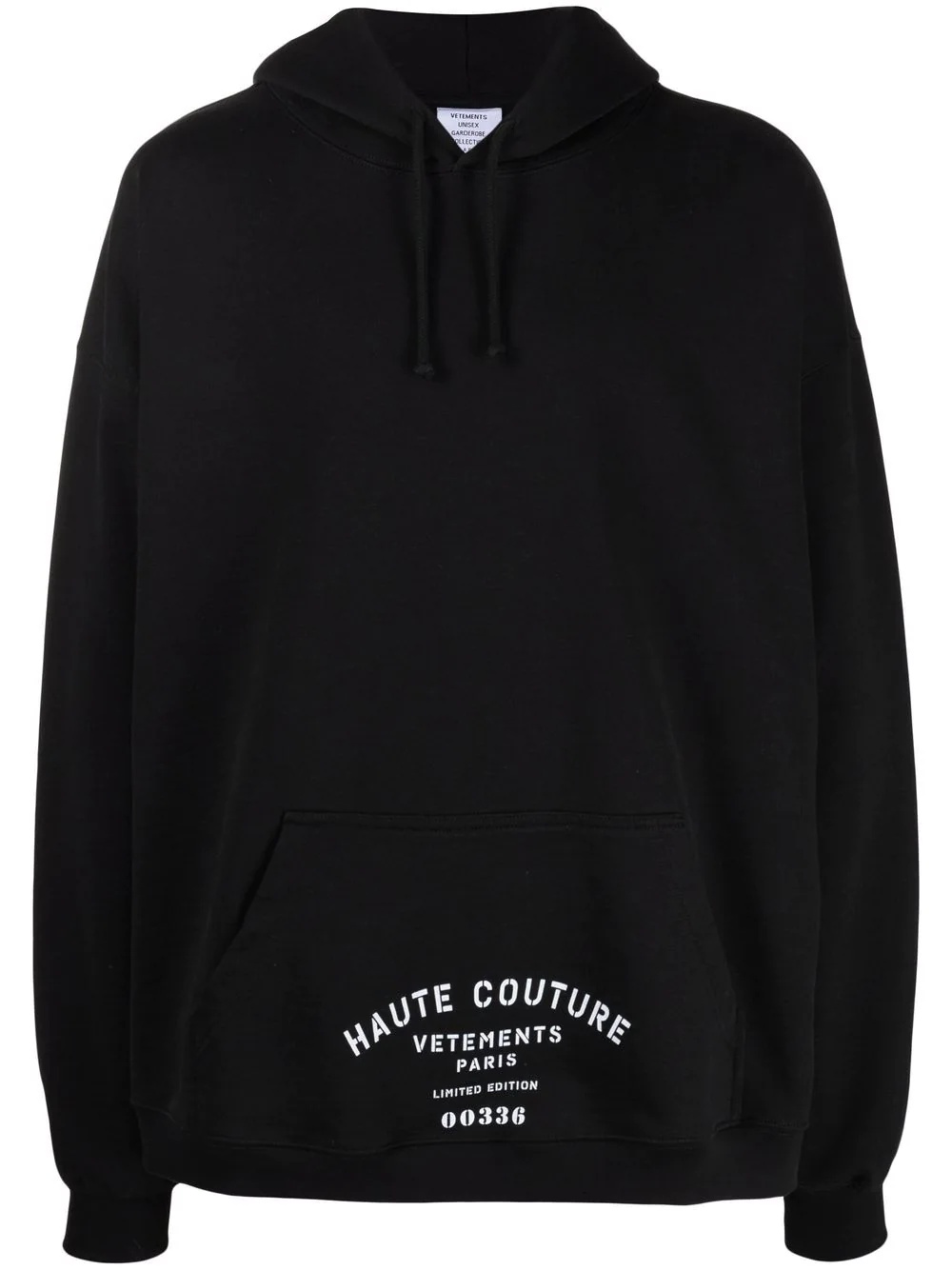 logo-print oversized hoodie - 1