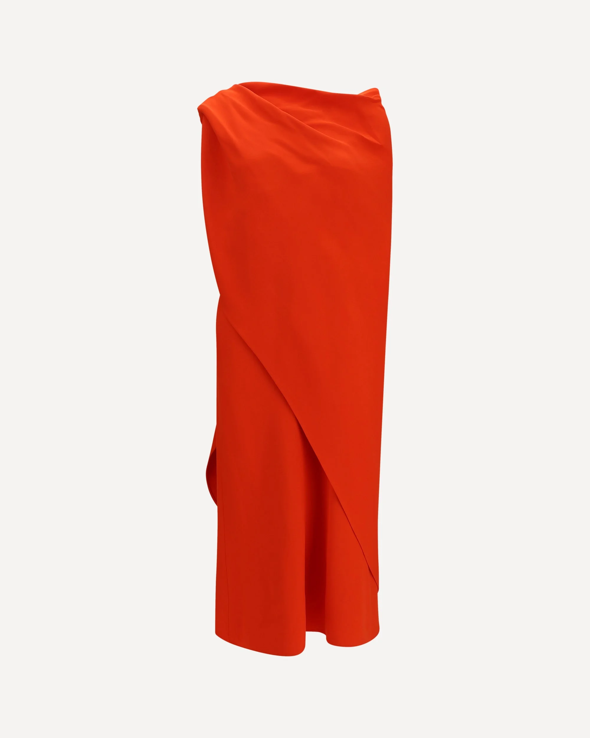 Draped silk maxi Dress - 1