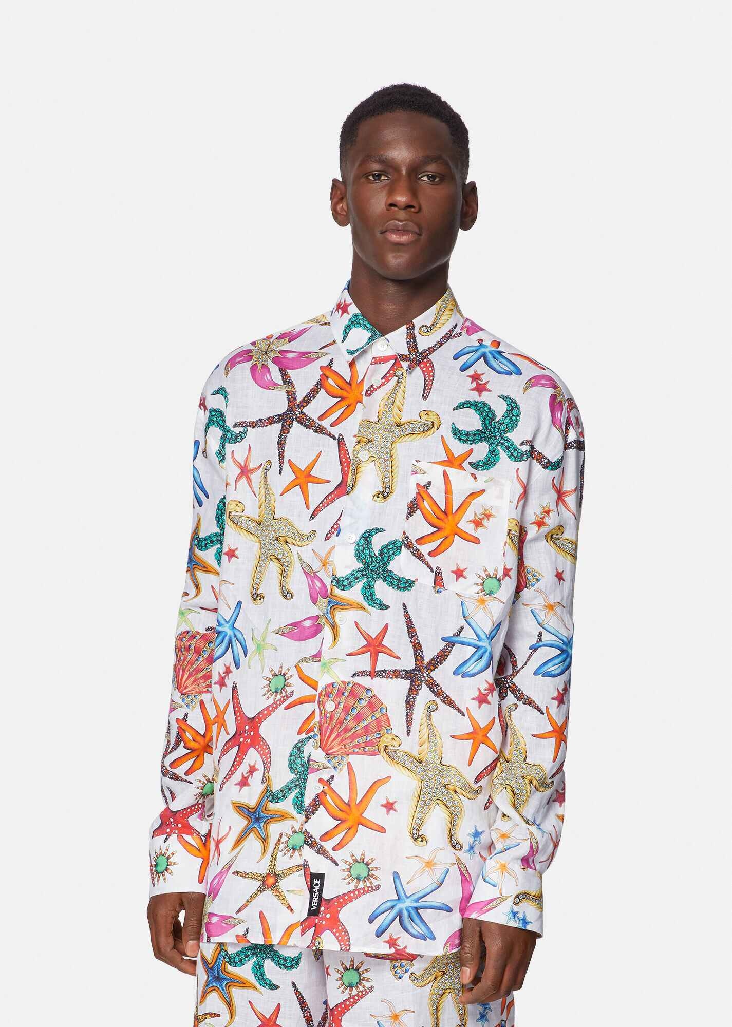 Trésor de la Mer Print Linen Shirt - 2