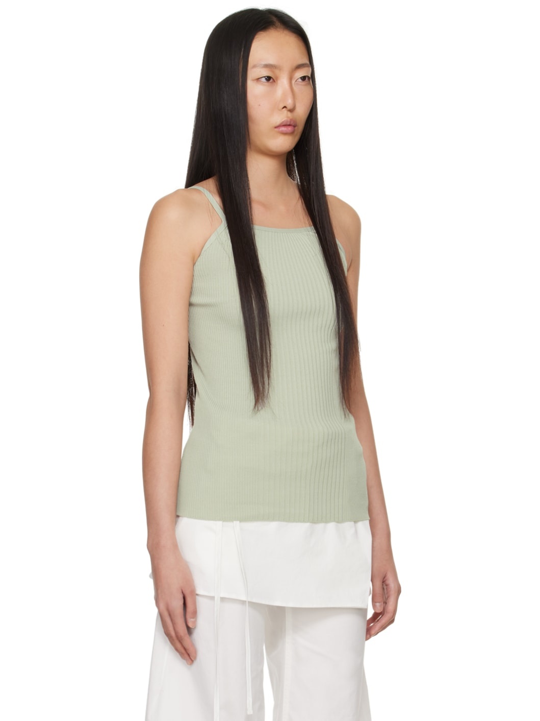 Green Halter Neck Camisole - 2