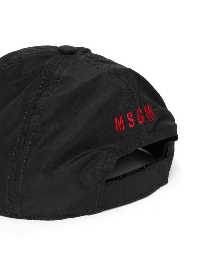 MSGM logo-embroidered cotton cap outlook