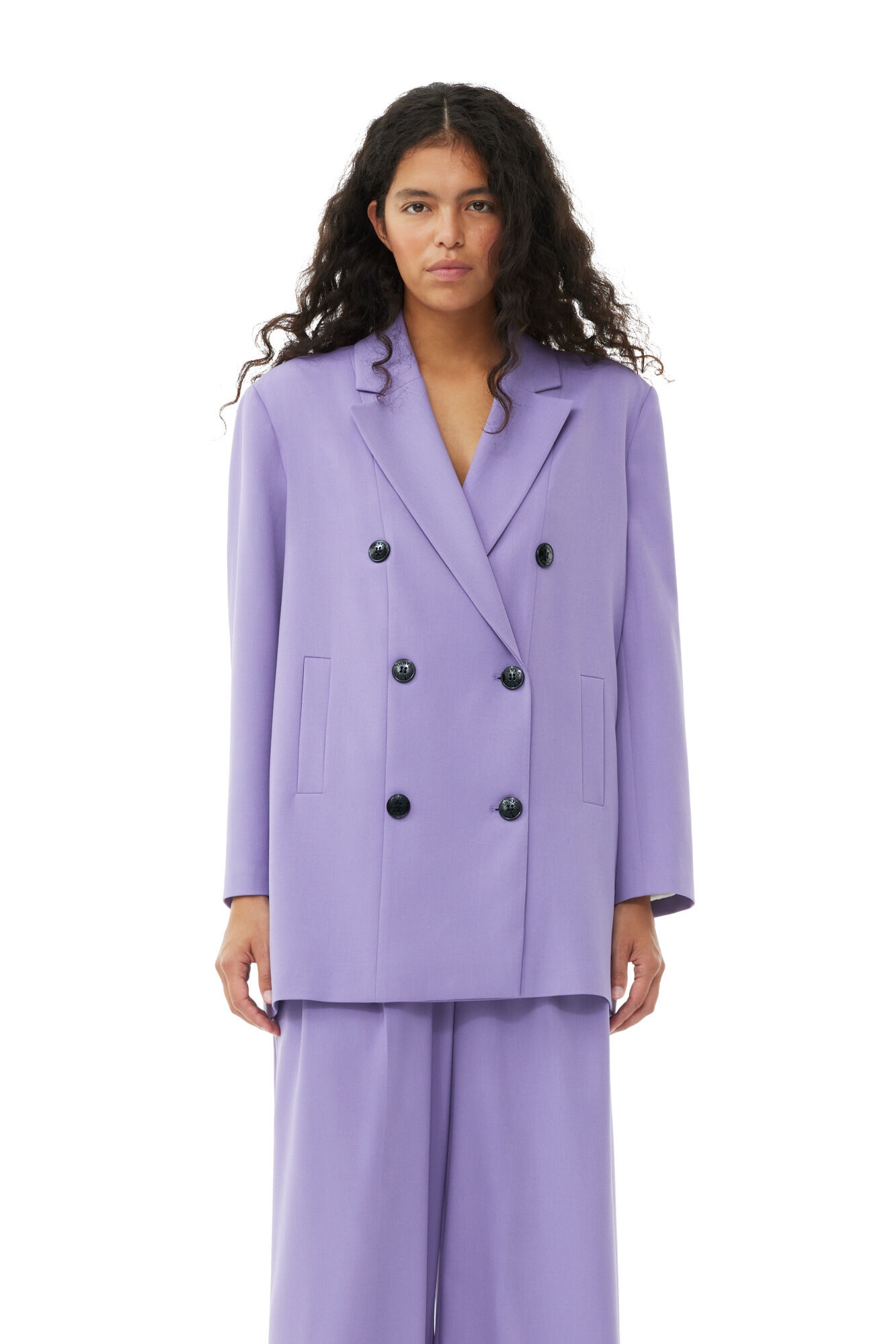 PURPLE LIGHT OVERSIZED BLAZER - 3