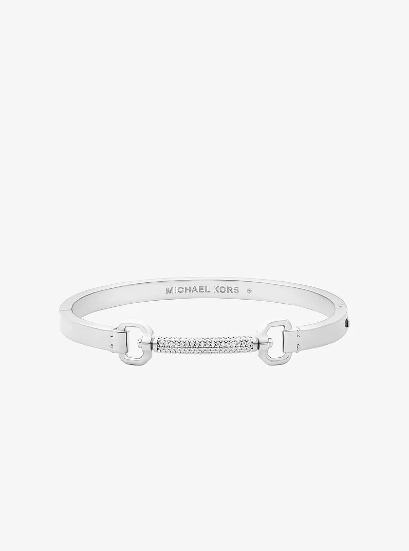 Pavé Horsebit Bangle - 1