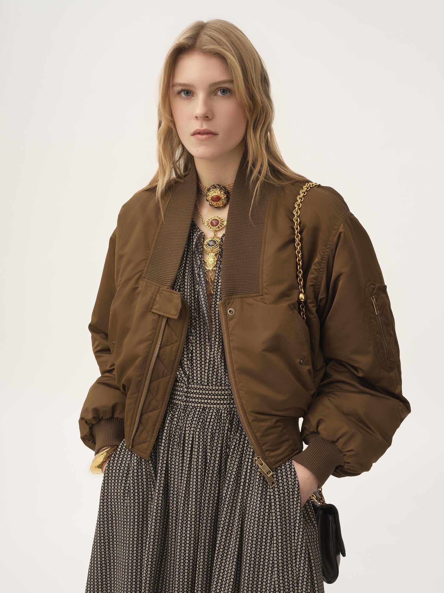 BOMBER JACKET IN NYLON - 4