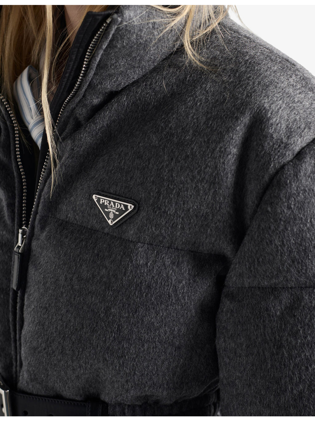 Loden Belted Shell-Down Puffer Jacket - 6