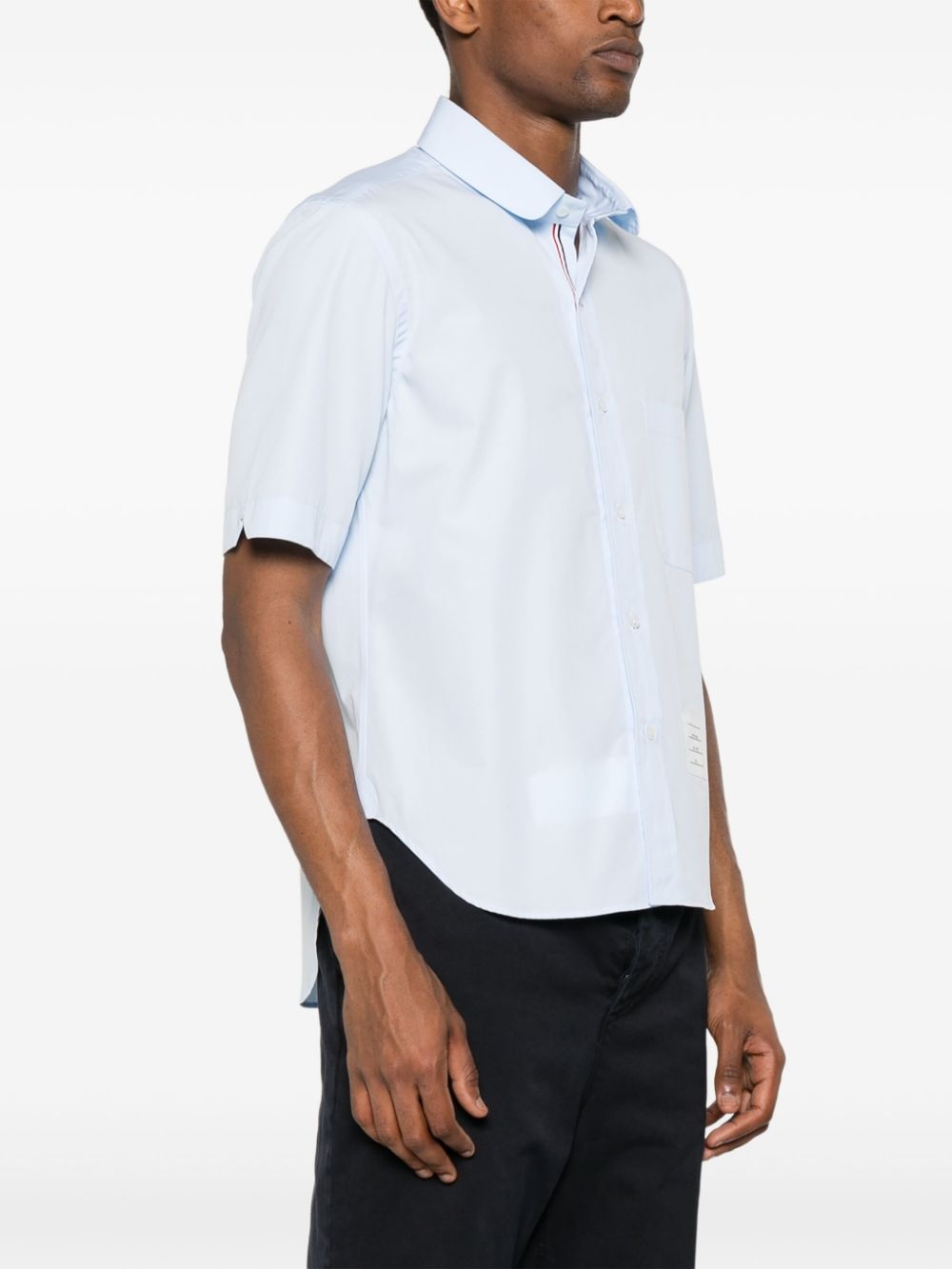 short-sleeve poplin shirt - 3