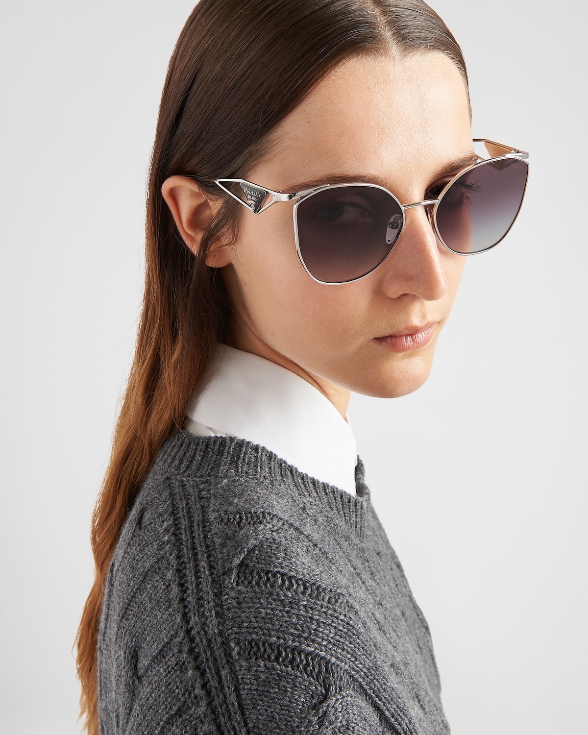 ⌘Grin⌘ 　　　PRADA➕fafa Green Symbole Sunglasses by Prada - FabFitFun