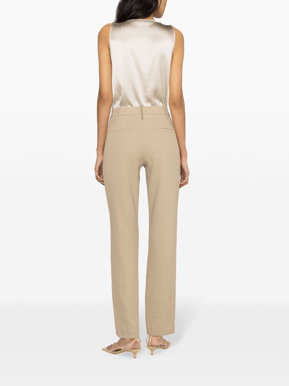 high-waist tapered trousers - 4