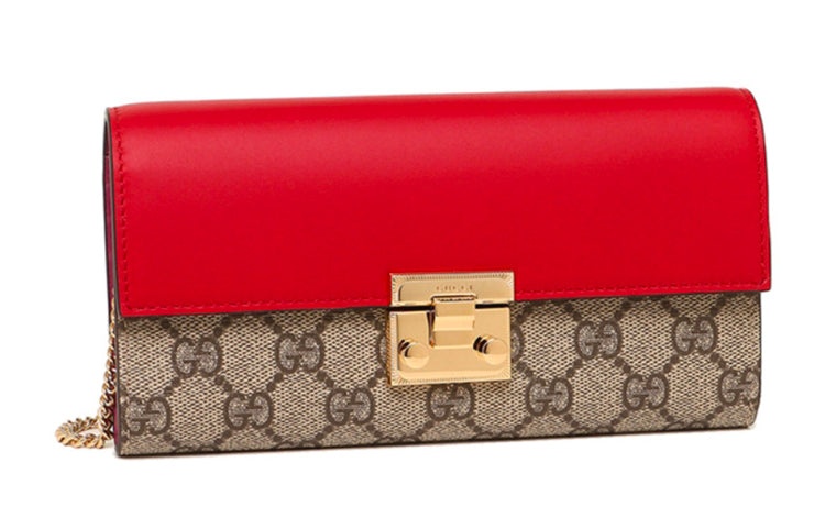 (WMNS) Gucci Padlock Long Single Shoulder Bag Red 453506-KLQIG-9784 - 3