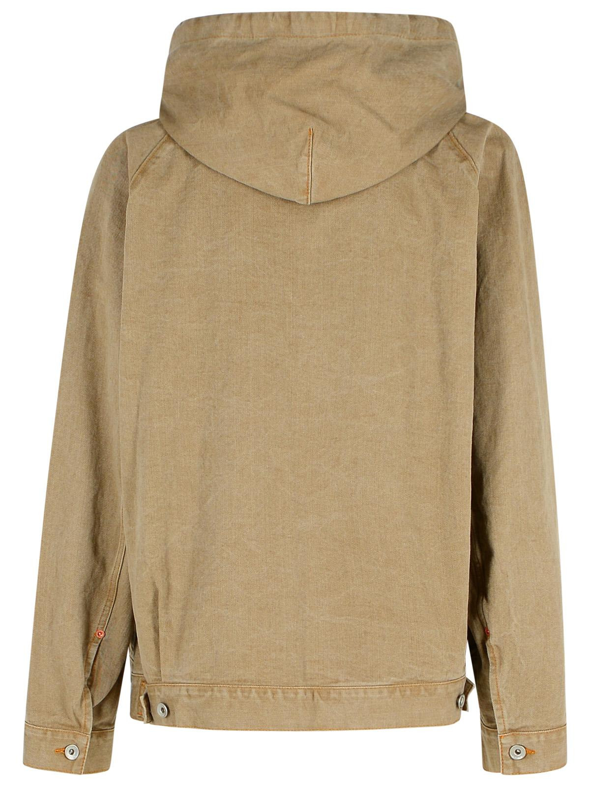 Sacai Beige Denim Sweatshirt Men - 3