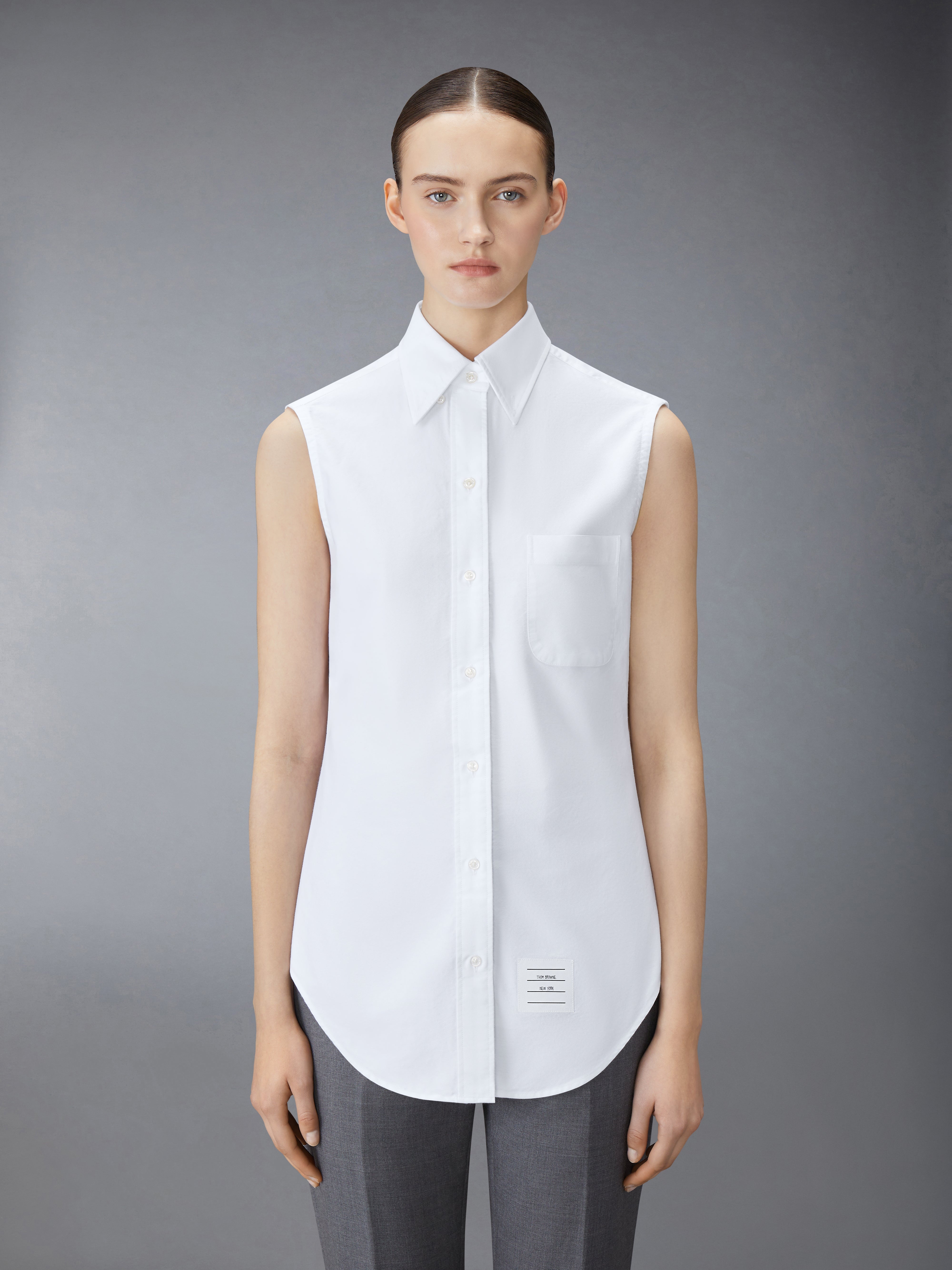 OXFORD CLASSIC SLEEVELESS SHIRT - 3
