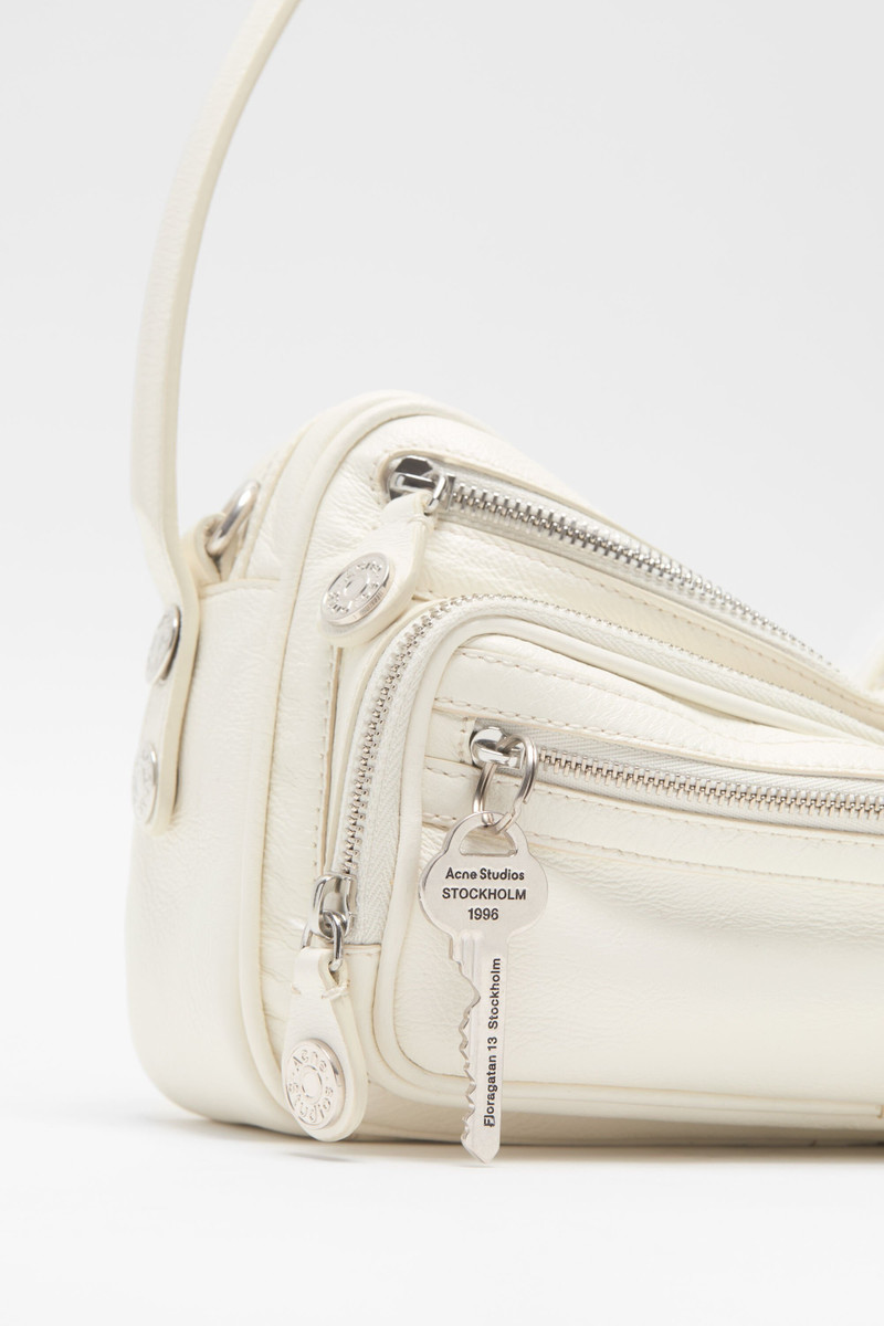 Acne Studios Camero Party Shoulder Bag - Cream white outlook