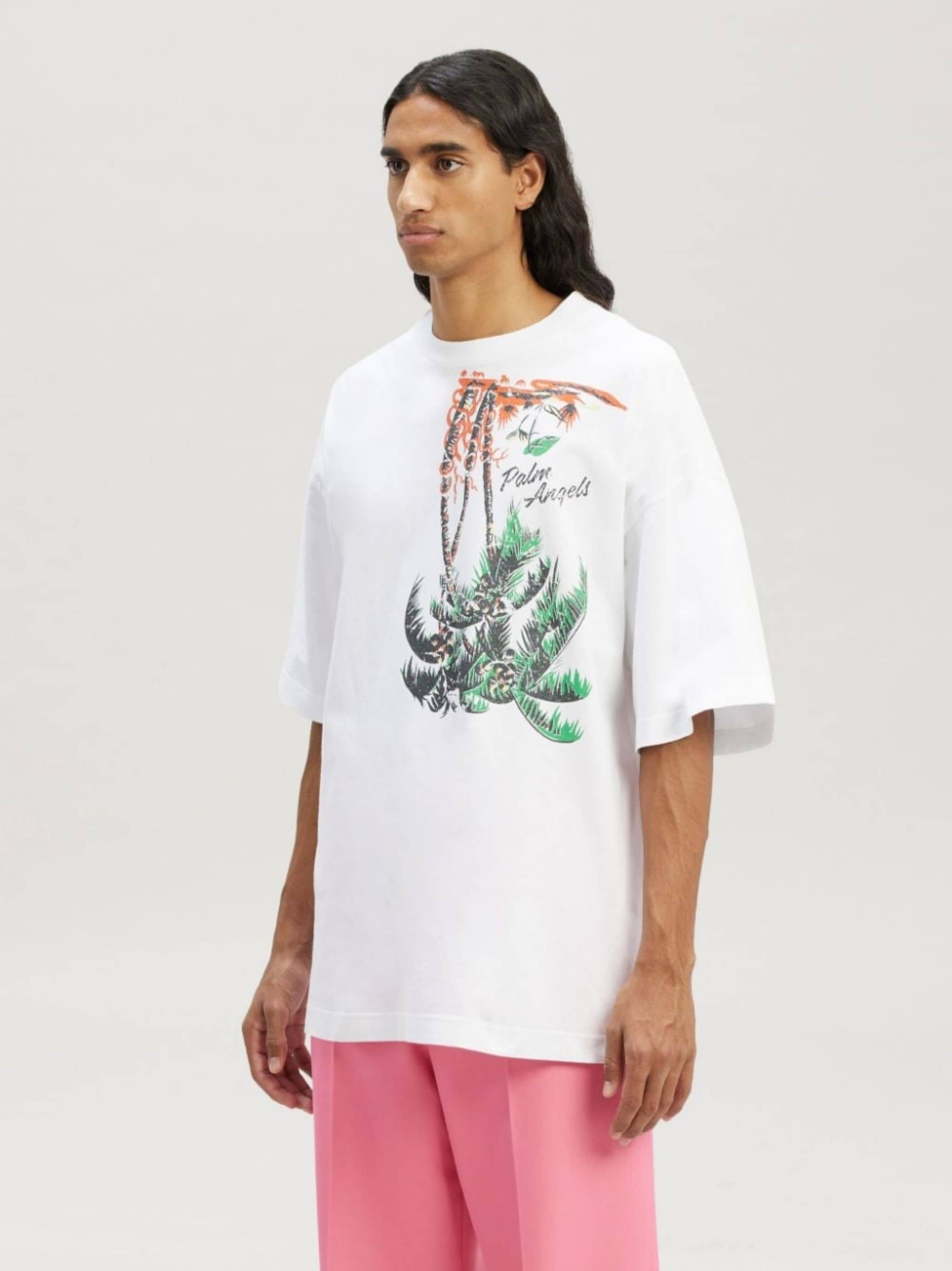 palm-print organic cotton T-shirt - 4