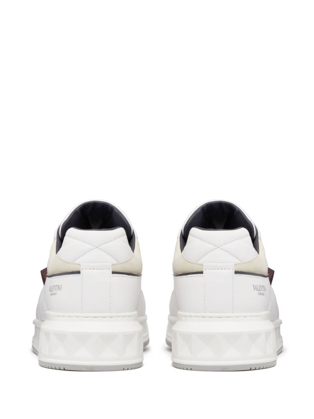 One Stud leather sneakers - 3