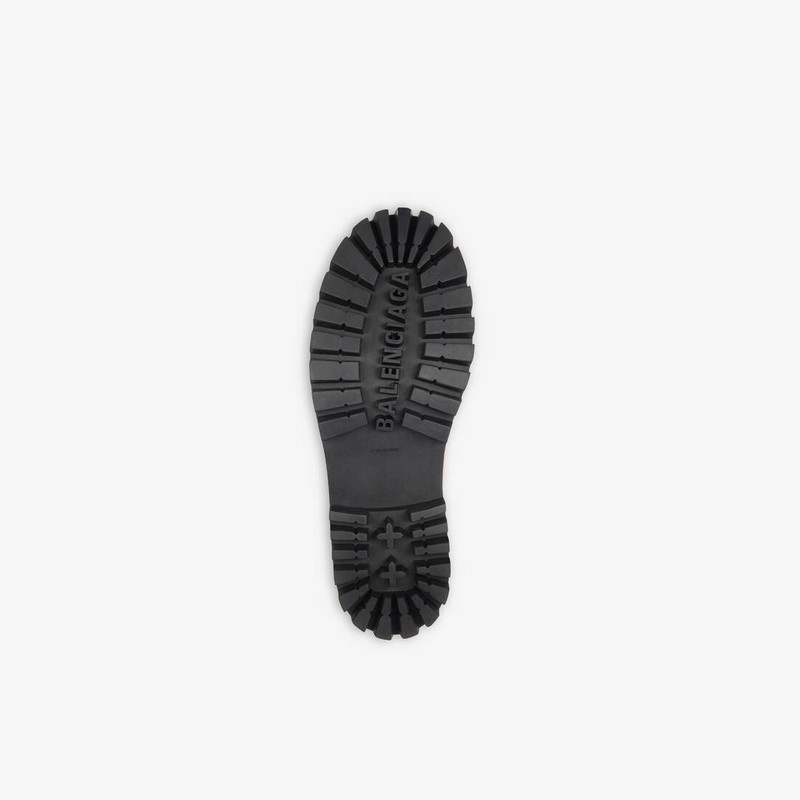 BALENCIAGA Men's Strike 20mm Lace-up Boot in Black outlook