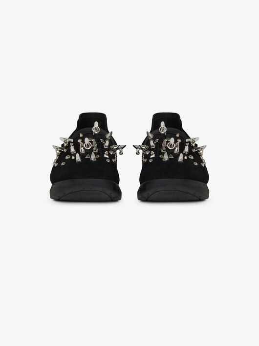 MARSHMALLOW SANDALS IN RUBBER, SUEDE, SHEARLING WITH STUDS - 2