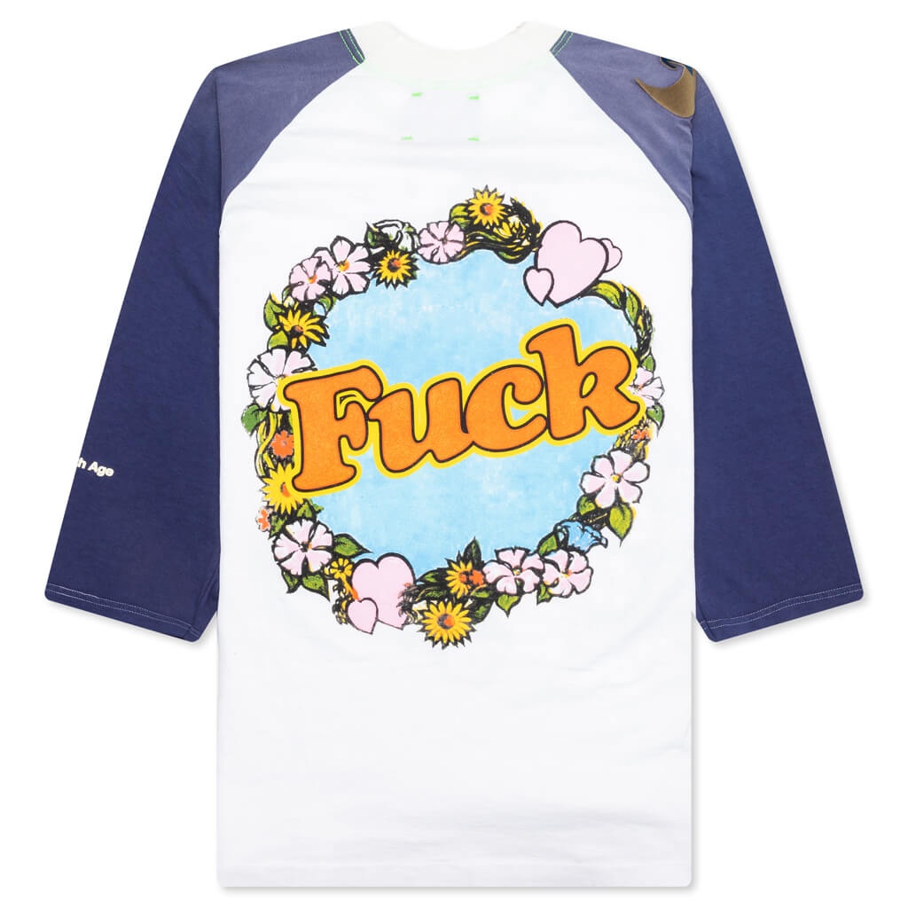 SHIT FUCK RAGLAN TEE SHIRT - MULTI - 2