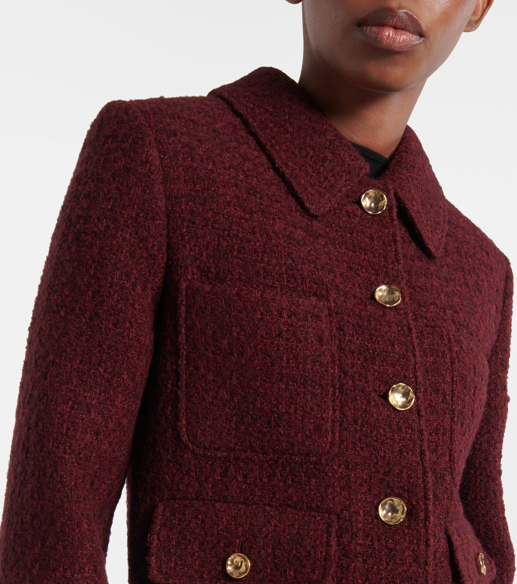 Astley cropped tweed jacket - 4