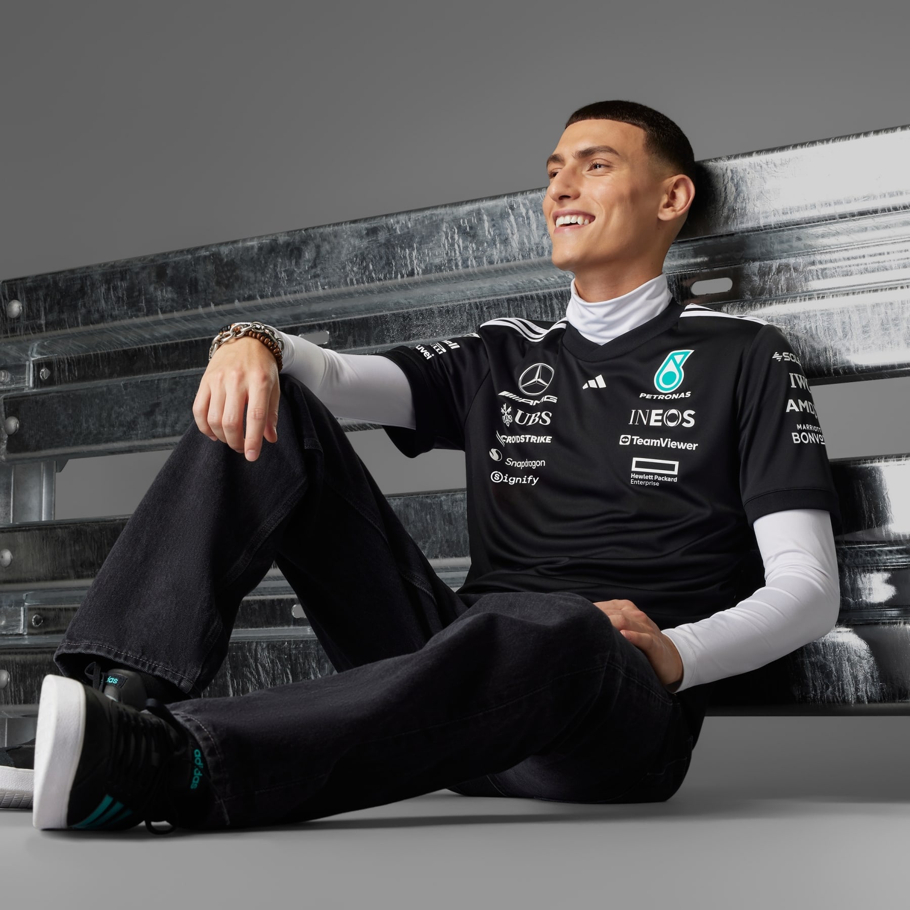 MERCEDES - AMG PETRONAS FORMULA ONE TEAM DRIVER JERSEY - 5