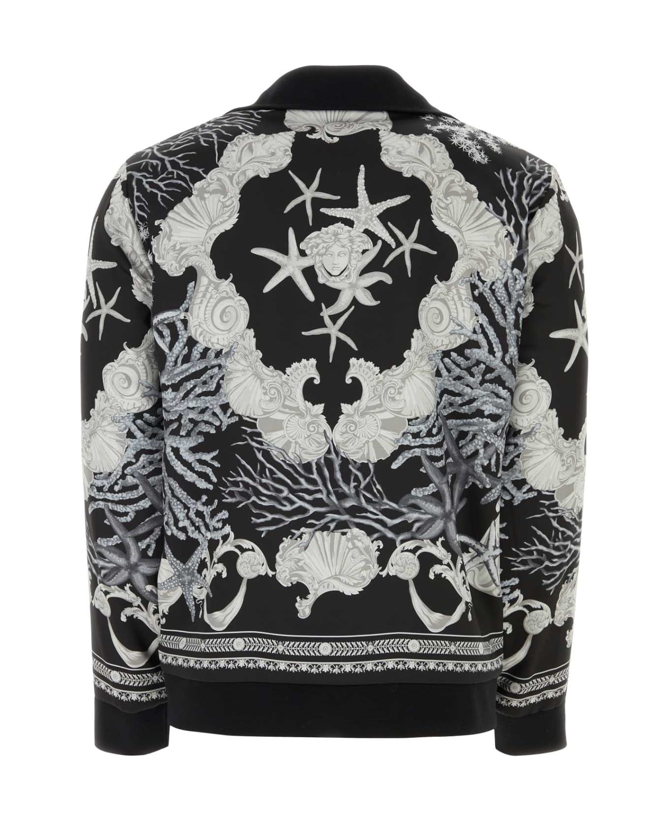 Printed Wool And Viscose Cardigan - 2