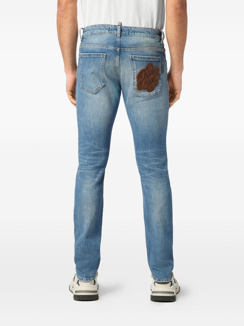 logo-patch jeans 4