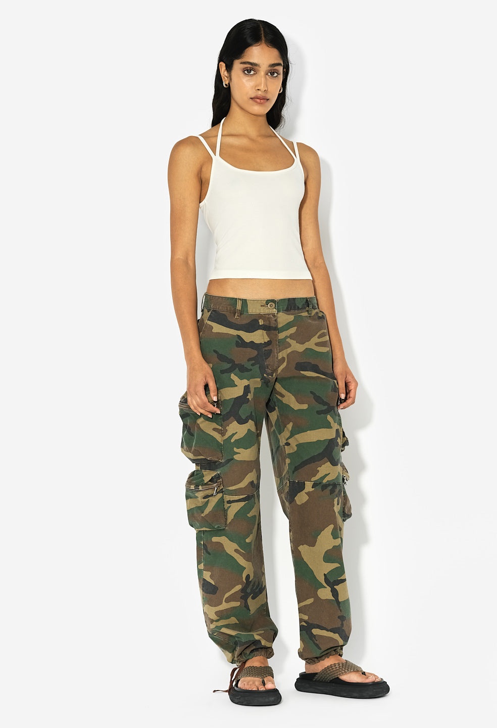 GEMINI RIB HALTER CAMI - 5
