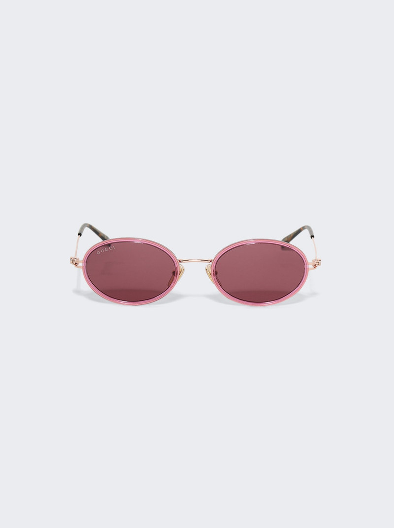 Oval Sunglasses Pink 1