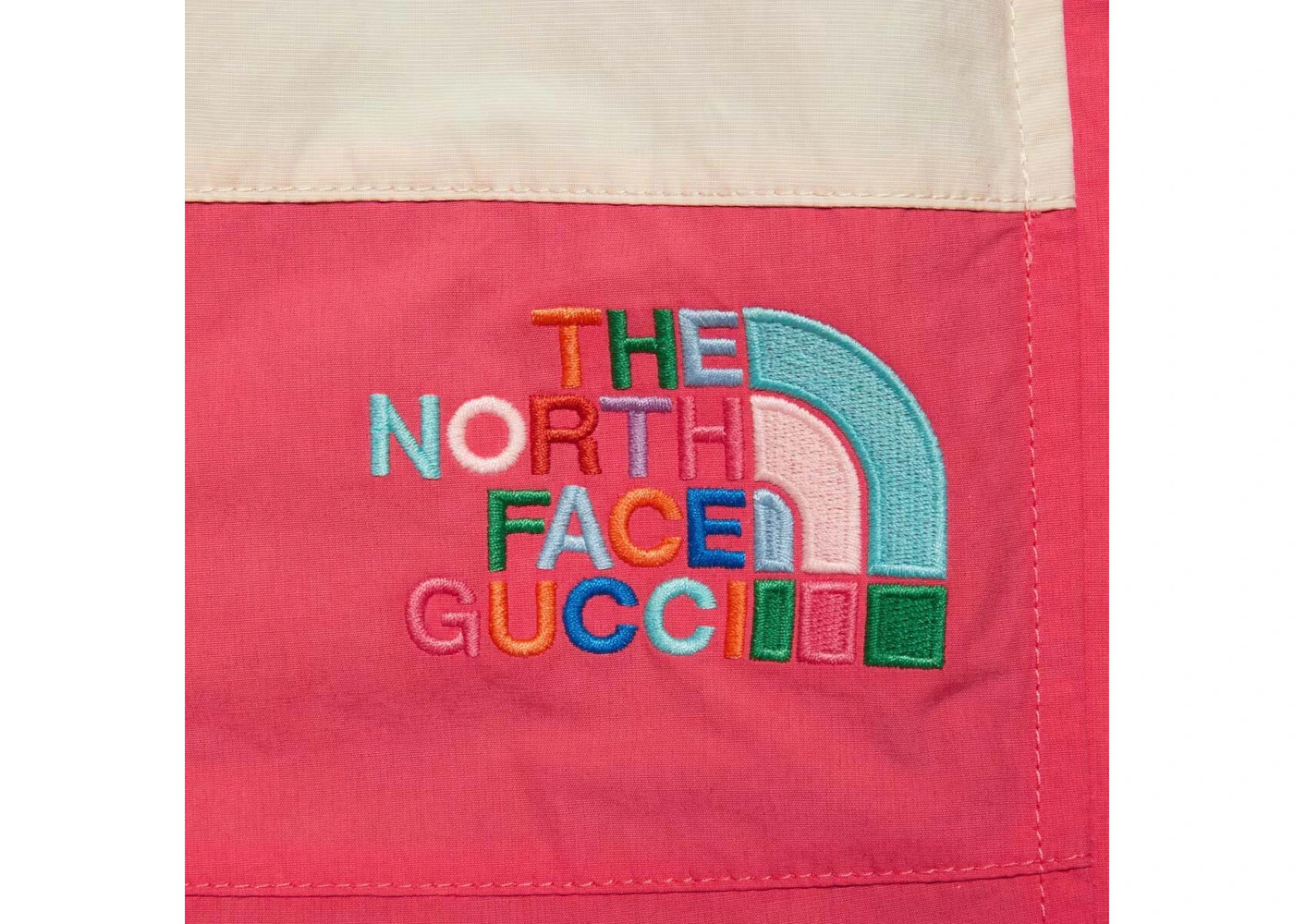 Gucci x The North Face Cotton Pants White/Dark Pink - 3
