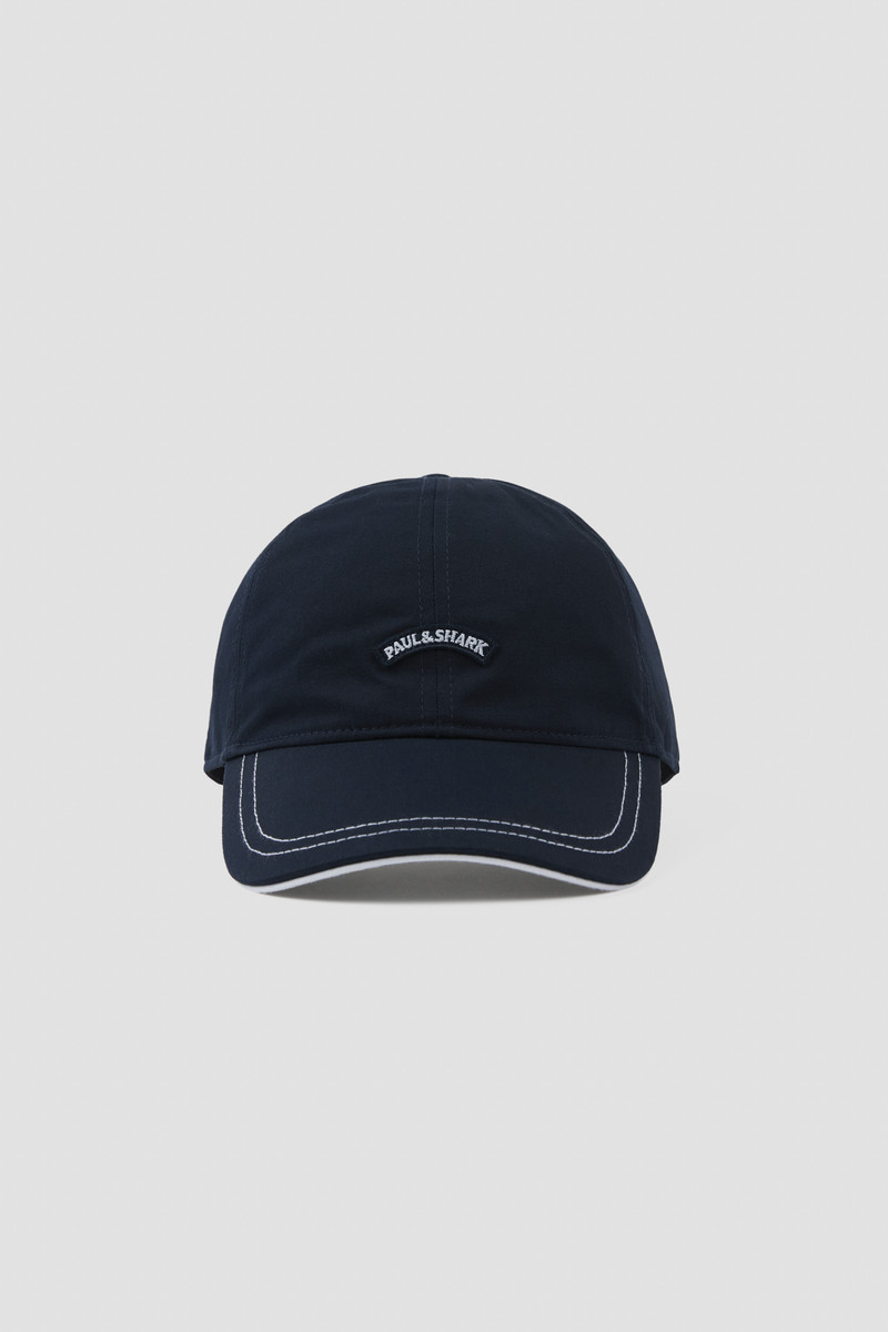 Paul & Shark COTTON BASEBALL CAP WITH MOON BADGE outlook