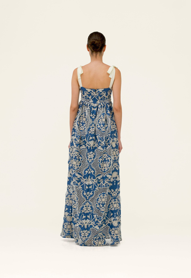 Verbena Ribbons Maxi Dress 6