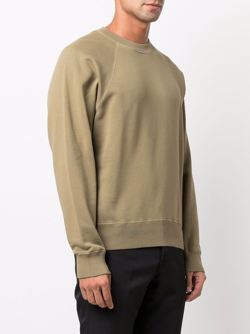 round-neck raglan-sleeve sweatshirt - 3