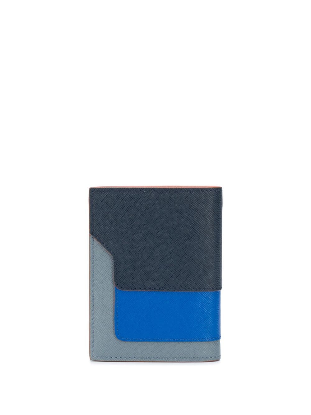 textured folding wallet - 2