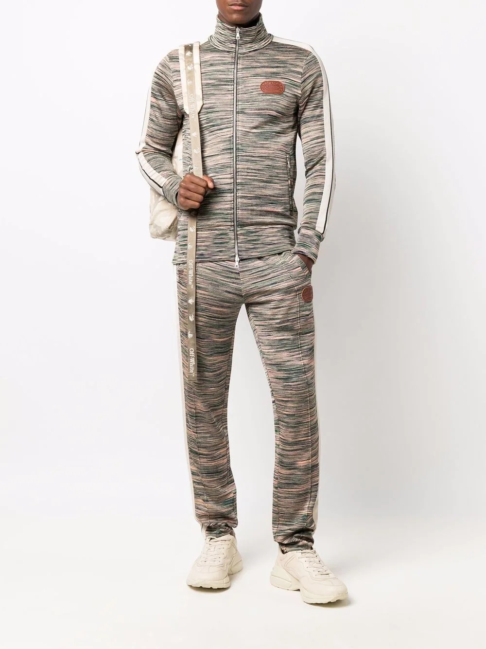 x Missoni knitted track jacket - 3
