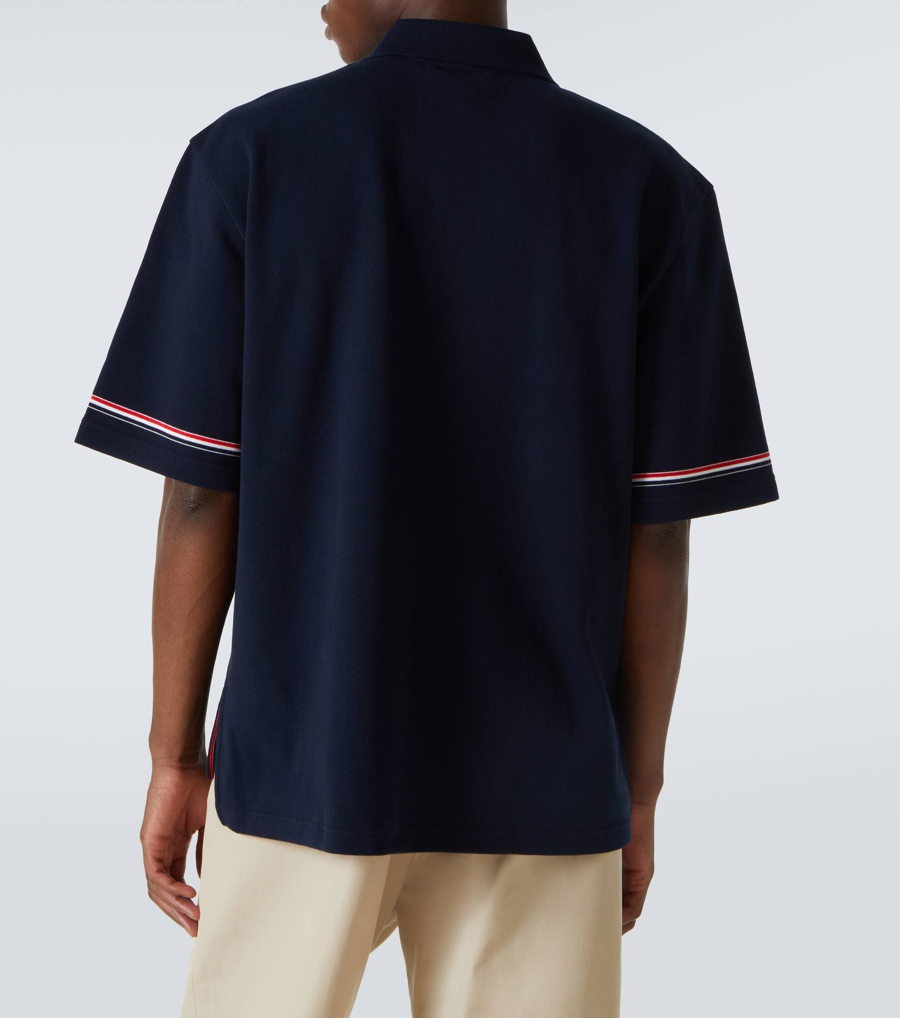 RWB Stripe cotton polo shirt - 4