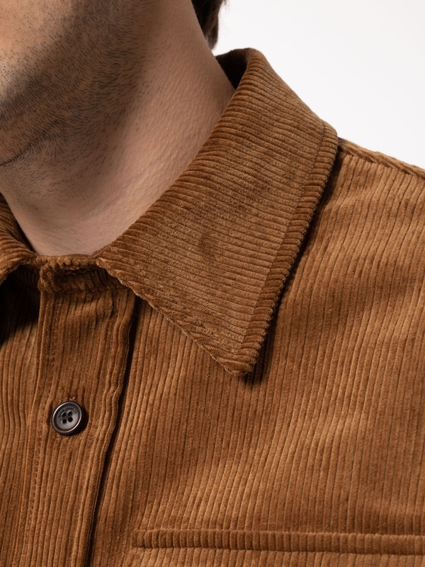 Robban Cord Overshirt Amber - 3