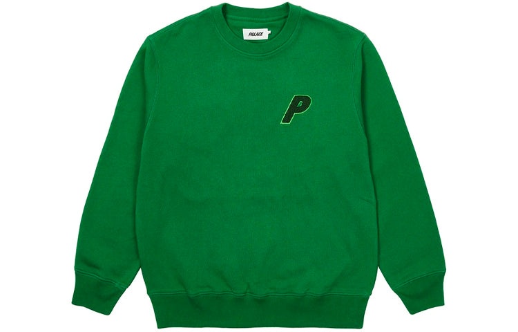 PALACE Alphabet Logo Pattern Round Neck Unisex Green P20CS011 - 2