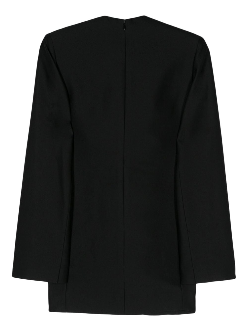 knot-detail twill blouse - 2