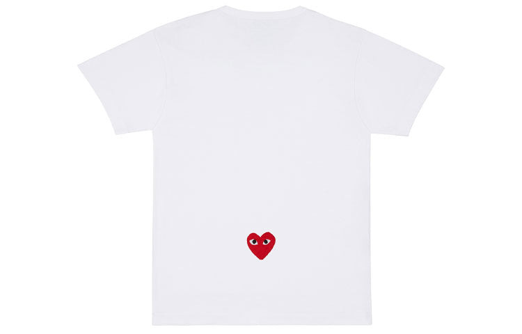 COMME des GARCONS PLAY x Converse Logo T-Shirt 'White' AE-T302-051-1 - 2