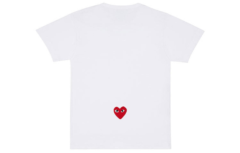 Comme des Garçons PLAY COMME des GARCONS PLAY x Converse Logo T-Shirt 'White' AE-T302-051-1 outlook